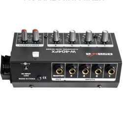 OSAWA W-404FX MİK GİRİŞ-1 LINE ÇIKIŞ EKOLU MİK ÇOĞALTICI 20 DB ADAPTÖRLÜ 4 KANAL MINI MIXER - 2