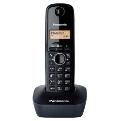 PANASONIC KX-TG1611 DECT SİYAH TELSİZ TELEFON - 1