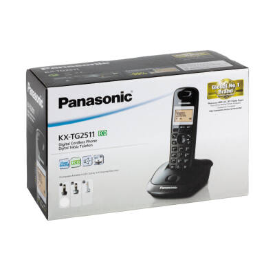 PANASONIC KX-TG2511 DECT SİYAH TELSİZ TELEFON - 3