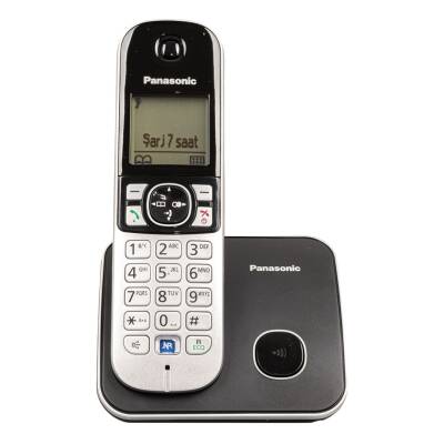 PANASONIC KX-TG6811 DECT SİYAH TELSİZ TELEFON - 2