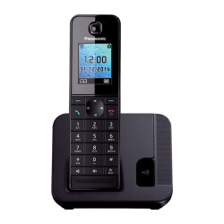 PANASONIC KX-TGH210 DECT SİYAH TELSİZ TELEFON - 1