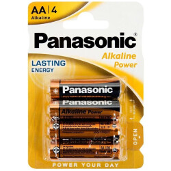 PANASONİC LR06 ALKALİN 1.5 VOLT POWER AA 4LÜ KALEM PİL - 1