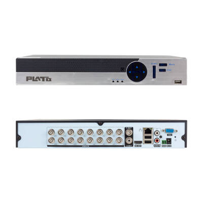 PLATO PL-22034 16 KANAL 5IN1 1080N 5 MP DESTEKLİ DVR KAYIT CİHAZI (H265) - 2