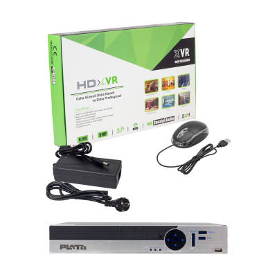 PLATO PL-22034 16 KANAL 5IN1 1080N 5 MP DESTEKLİ DVR KAYIT CİHAZI (H265) - 3