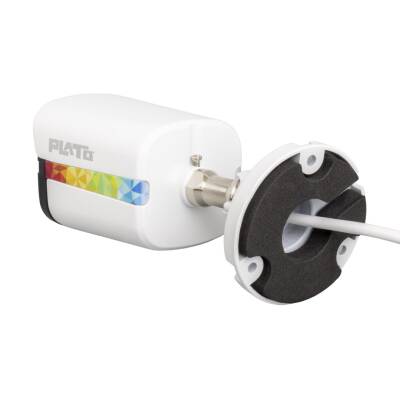 PLATO PL-22995 5MP COLOR VU MİKROFONLU 3.6 MM 3 ATOM LED METAL KASA AHD BULLET KAMERA - 2