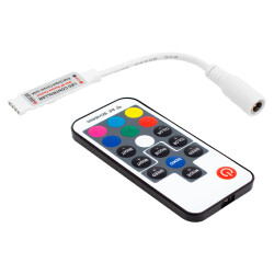 POWERMASTER 12 VOLT RF KÜÇÜK MODÜLLÜ UZAK MESAFE ALGILAMALI RGB LED KONTROL DEVRESİ - 1