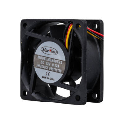 POWERMASTER IC-216 FIRÇASIZ DC FAN 60X60X25MM 12 VOLT 3 PİN V1 - 2