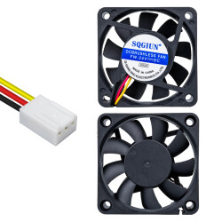 POWERMASTER IC-216A FIRÇASIZ DC FAN 60X60X15MM 24 VOLT 3 PİN - 1