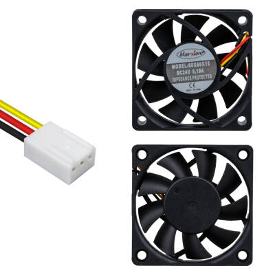 POWERMASTER IC-216A FIRÇASIZ DC FAN 60X60X15MM 24 VOLT 3 PİN (MARXLOW) - 1