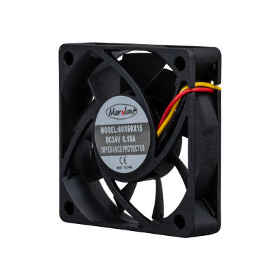 POWERMASTER IC-216A FIRÇASIZ DC FAN 60X60X15MM 24 VOLT 3 PİN (MARXLOW) - 2