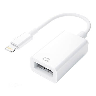 POWERMASTER IPAD IPHONE LIGHTNING OTG ADAPTÖR (FLASH BELLEK MOUSE KLAVYE BAĞLAMAK İÇİN) - 1