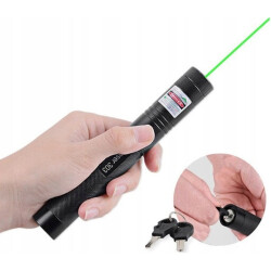 POWERMASTER OM-1201 18650 PİLLİ ŞARJLI ANAHTAR EMNİYETLİ YEŞİL LAZER POINTER (50 KM) - 3