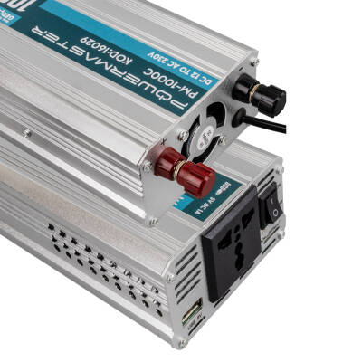 POWERMASTER PM-1000C 12 VOLT - 1000 WATT USBLİ ŞARJLI INVERTER - 3