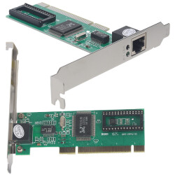 POWERMASTER PM-10719 10/100M PCI ETHERNET KARTI - 1