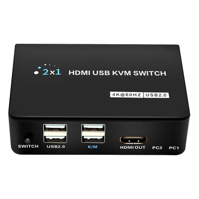 POWERMASTER PM-11789 4K HDMI USB KVM SWITCH 2X1 - 1