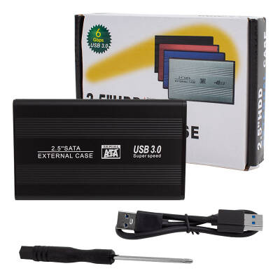 POWERMASTER PM-13948 2.5 USB 3.0 SATA HDD KUTUSU + 20 CM KABLO + TORNAVİDA HEDİYELİ - 3