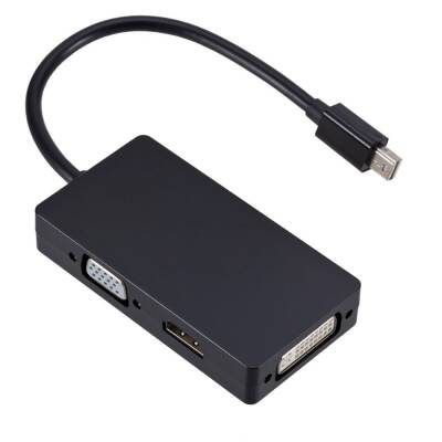 POWERMASTER PM-16102 DISPLAY PORT TO HDMI-VGA-DVI 3IN1 ÇEVİRİCİ - 3