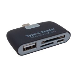 POWERMASTER PM-1644 USB TYPE-C 3.1 SD+TF KART OKUYUCU KİT - 1