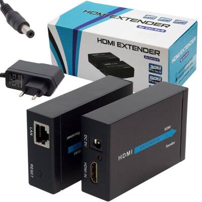 POWERMASTER PM-18232 HDMI TO CAT5/CAT6 60 METRE UZATICI EXTENDER - 3