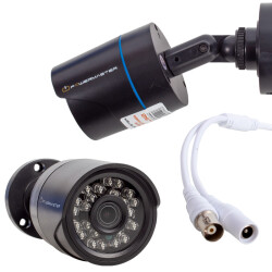 POWERMASTER PM-19421 2MP 2.8 MM 24 IR LED AHD SİYAH PLASTİK KASA BULLET KAMERA - 2