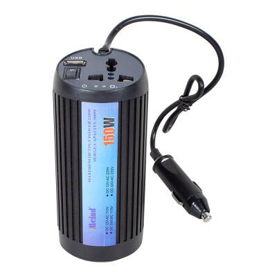 POWERMASTER PM-19826 12 VOLT - 150 WATT USBLİ ÇAKMAKTAN ARAÇ POWER INVERTER - 1