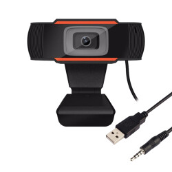 POWERMASTER PM-2435 TAK ÇALIŞTIR 5 MP MİKROFONLU 720P USB WEBCAM - 1