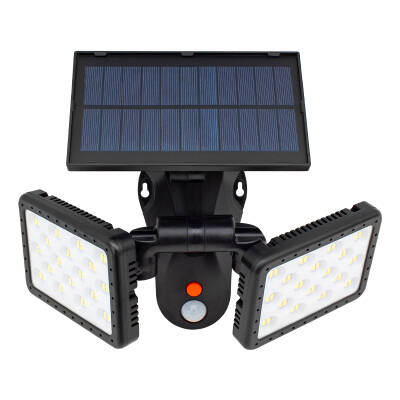 POWERMASTER W770A SENSÖRLÜ 144 SMD LEDLİ SOLAR AYDINLATMALI DUVAR LAMBASI - 1