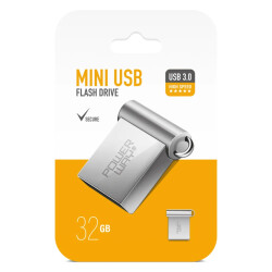 POWERWAY 32 GB USB 3.0 METAL MINI FLASH BELLEK - 1