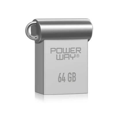 POWERWAY 64 GB USB 3.0 METAL MINI FLASH BELLEK - 2