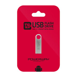 POWERWAY PW-128 128 GB USB 2.0 FLASH BELLEK - 1