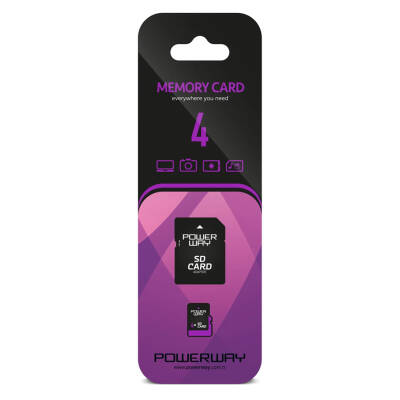 POWERWAY PWR-4 4 GB MICRO SD HAFIZA KARTI - 1