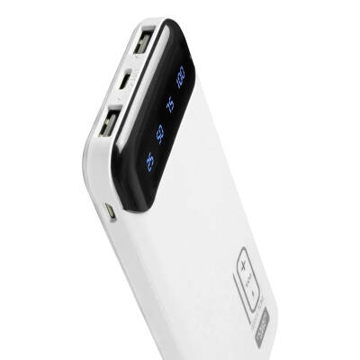 POWERWAY TX-10 10000 MAH ÇİFT USB DİJİTAL EKRAN LEDLİ POWERBANK - 1