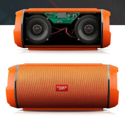 POWERWAY WRX-05 USB+SD+BLUETOOTH ÖZELLİKLİ WIRELESS PORTATİF SPEAKER - HOPARLÖR (SİYAH*MAVİ*KIRMIZI*GÜMÜŞ) - 1