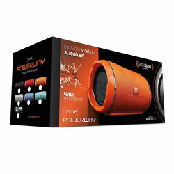 POWERWAY WRX-05 USB+SD+BLUETOOTH ÖZELLİKLİ WIRELESS PORTATİF SPEAKER - HOPARLÖR (SİYAH*MAVİ*KIRMIZI*GÜMÜŞ) - 3