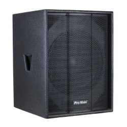 PROMAIN MS-1015SP 38 CM 1000 WATT PASİF AHŞAP KABİN HOPARLÖR SUB WOOFER - 2