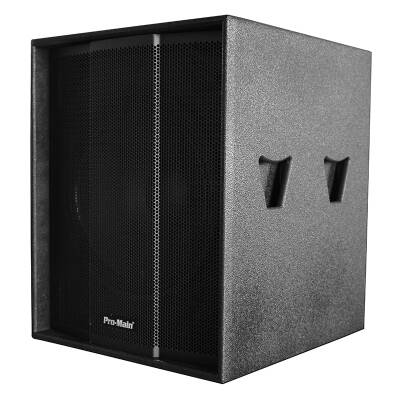 PROMAIN MS-1018SA 46 CM 1200 WATT AKTİF SUBWOOFER (220V ÖZEL POWER KABLOSU VERİLECEK) - 1