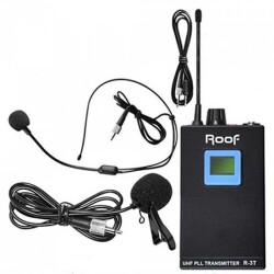 ROOF R-3T UHF KABLOSUZ YEDEK REHBER VERİCİ YAKA MİKROFON - 1