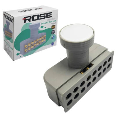 ROSE RLE-1600 UNİVERSAL HEXADEMİCAL 16 ÇIKIŞLI 0.1 DB FULL HD 4K LNB - 3