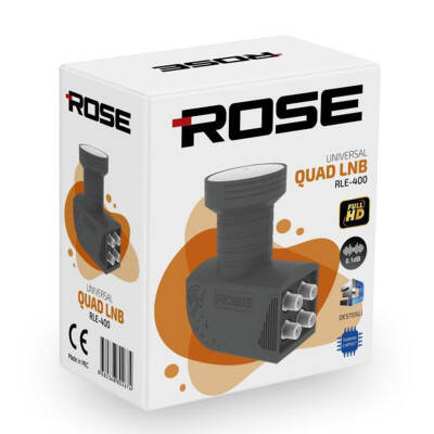 ROSE RLE-400 0.1DB QUAD DÖRTLÜ LNB - 1