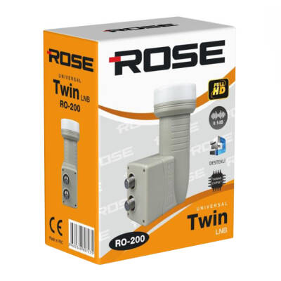 ROSE RO-200 UNIVERSAL TWIN ÇİFTLİ LNB 0.1DB - 1