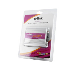 S-LINK SL-200W 200W DC12V-AC230V ÇAKMAKTAN POWER INVERTER - 3