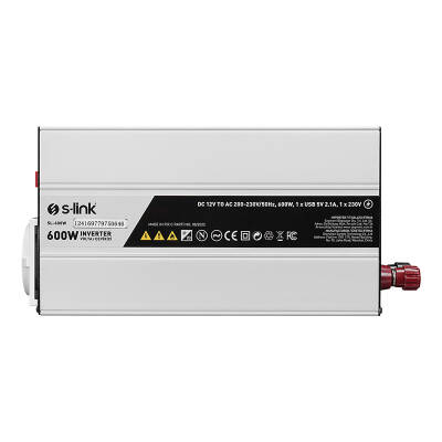 S-LINK SL-600W 600W DC12V-AC230V INVERTER - 2