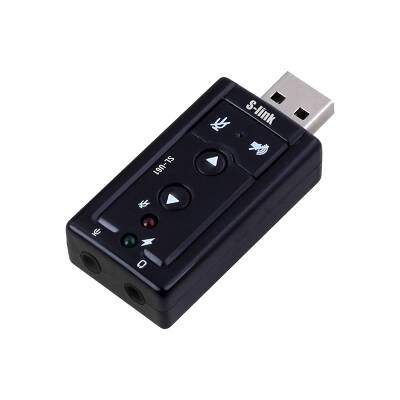 S-LINK SL-U61 USB SES KARTI 2.0 ÇEVİRİCİ ADAPTÖR - 1