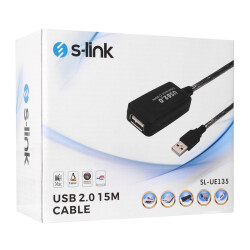 S-LINK SL-UE135 USB 2.0 15 METRE UZATMA KABLOSU - 3