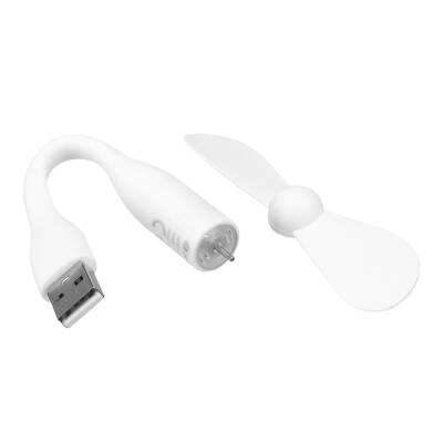 S-LINK SL-UF05 TAŞINABİLİR ESNEK BEYAZ USB MİNİ FAN - 2