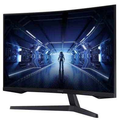 SAMSUNG ODYSSEY G5 C27G55TQWR 271 MS 144 HZ FREESYNC 2K CURVED GAMİNG MONİTÖR - 1