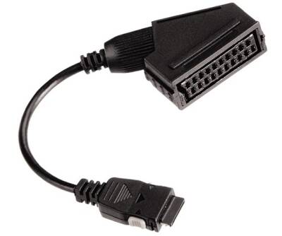 SCART ADAPTÖR DİŞİ/SAMSUNG GİRİŞİ ERKEK 25 CM KABLO (LCD İÇİN-LG*SAMSUNG*SUNNY) - 1