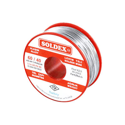 SOLDEX 0.50MM 200 GRAM İNCE LEHİM SN60 PB40 - 1