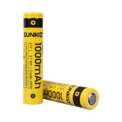 SUNKKO 3.7 VOLT 1000 MAH 14650 ŞARJ EDİLEBİLİR PİL (TEKLİ) - 1