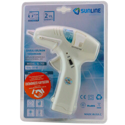 SUNLINE SL-703 10 WATT ŞARJLI PİLLİ SEYYAR SİLİKON TABANCASI - 1